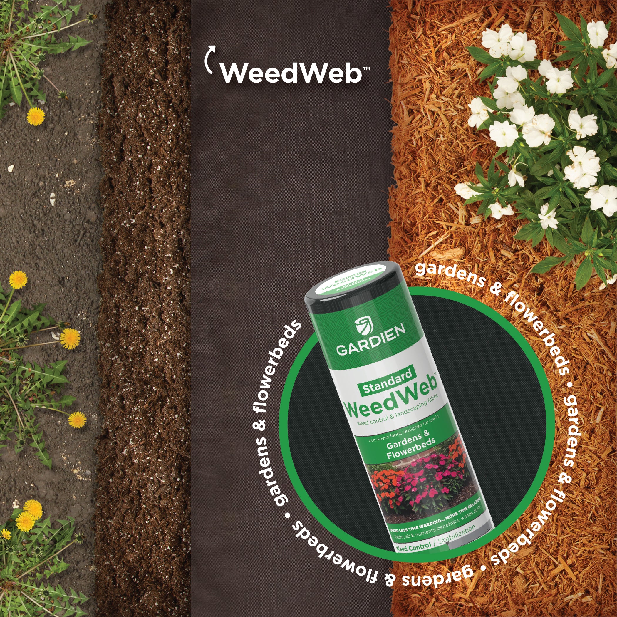 WeedWeb™ Landscape Fabric