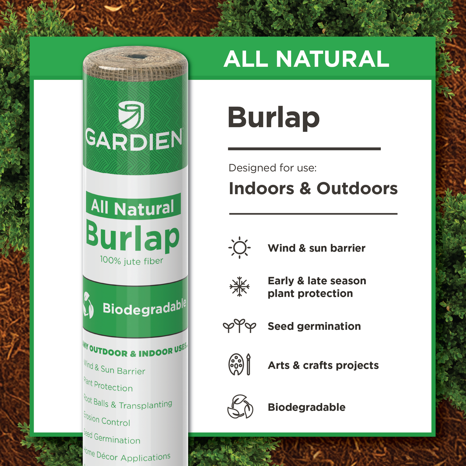 All Natural Jute Burlap