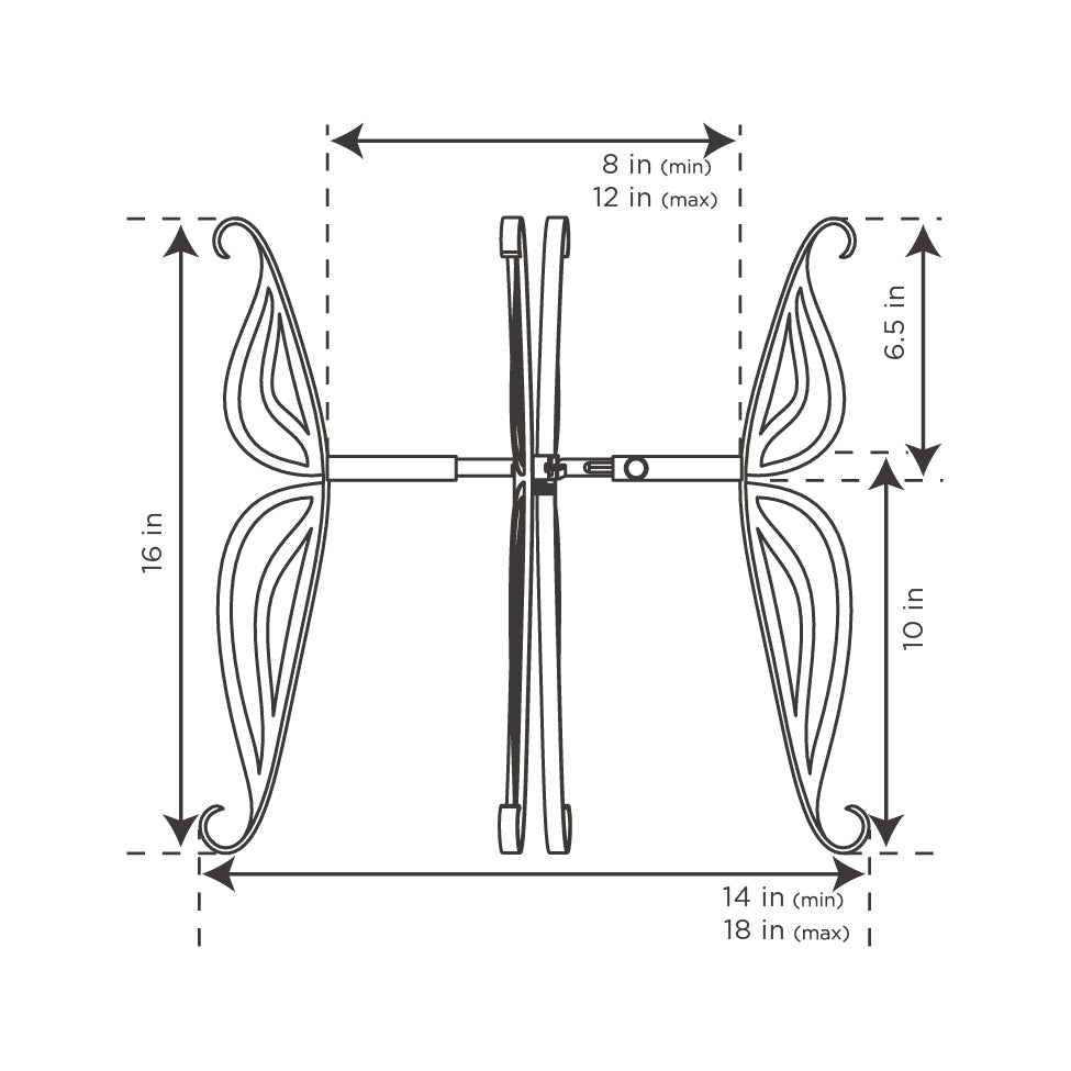 Butterfly Adjustable Plant Stand