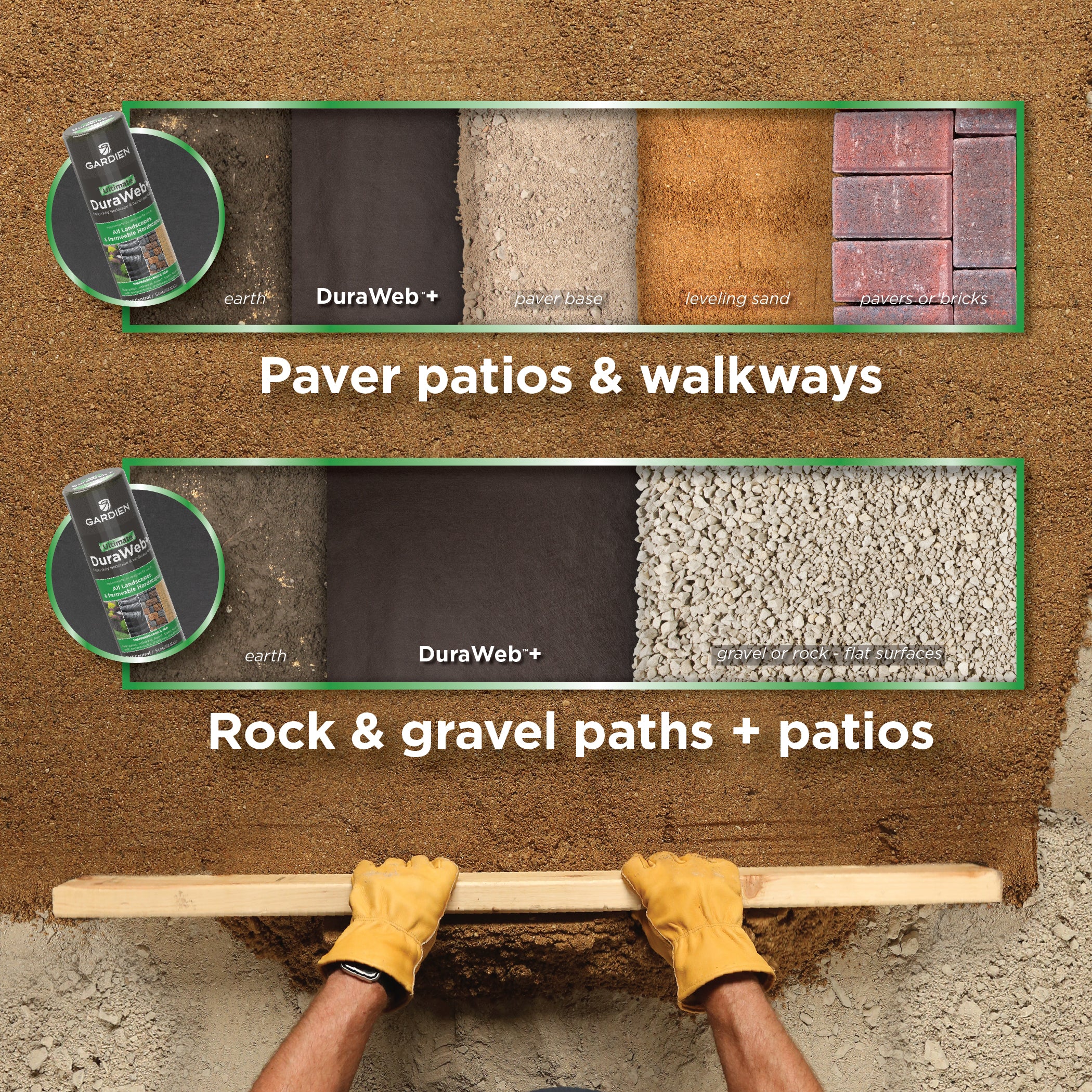 DuraWeb™+ Landscape Fabric