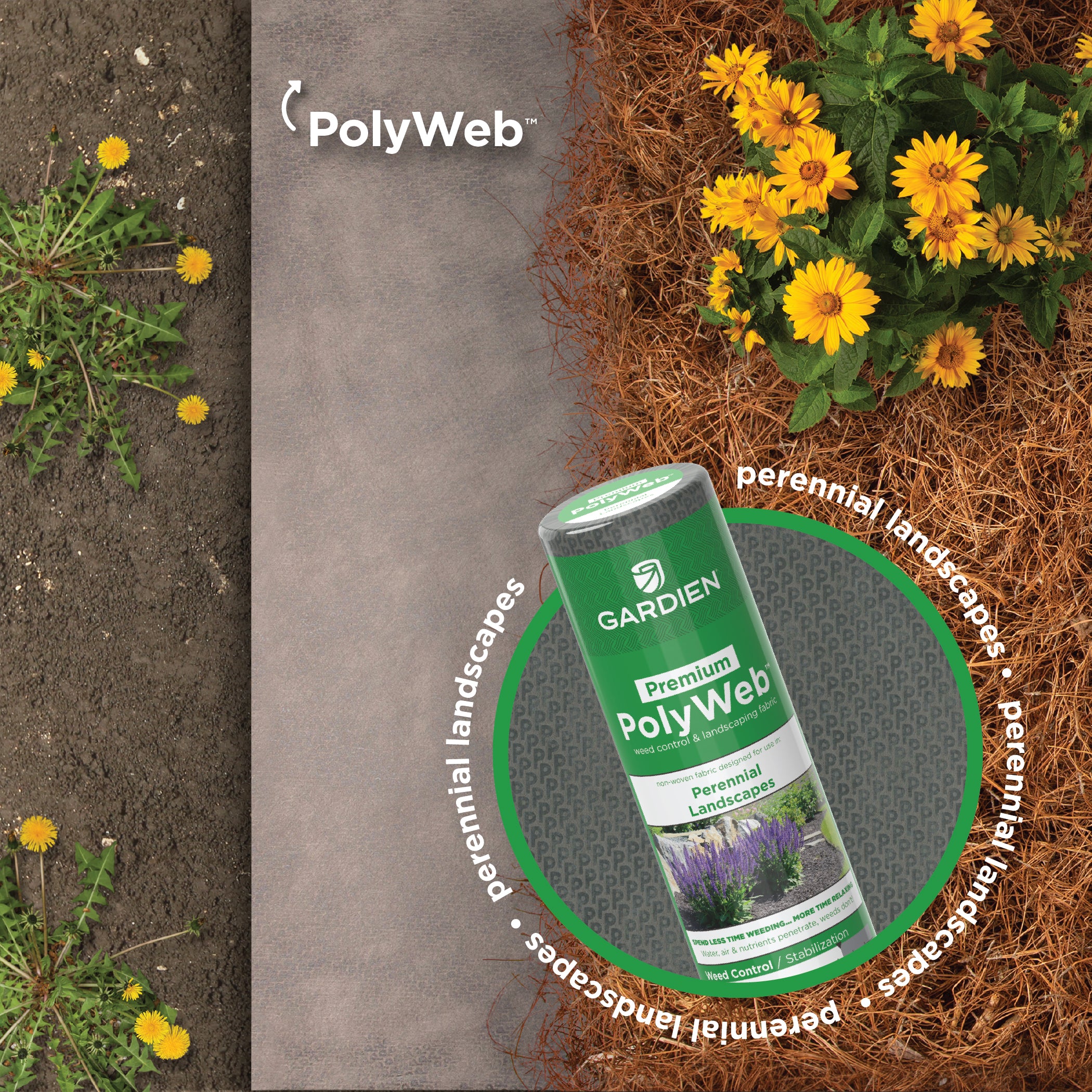PolyWeb™ Landscape Fabric – Gardien® Products