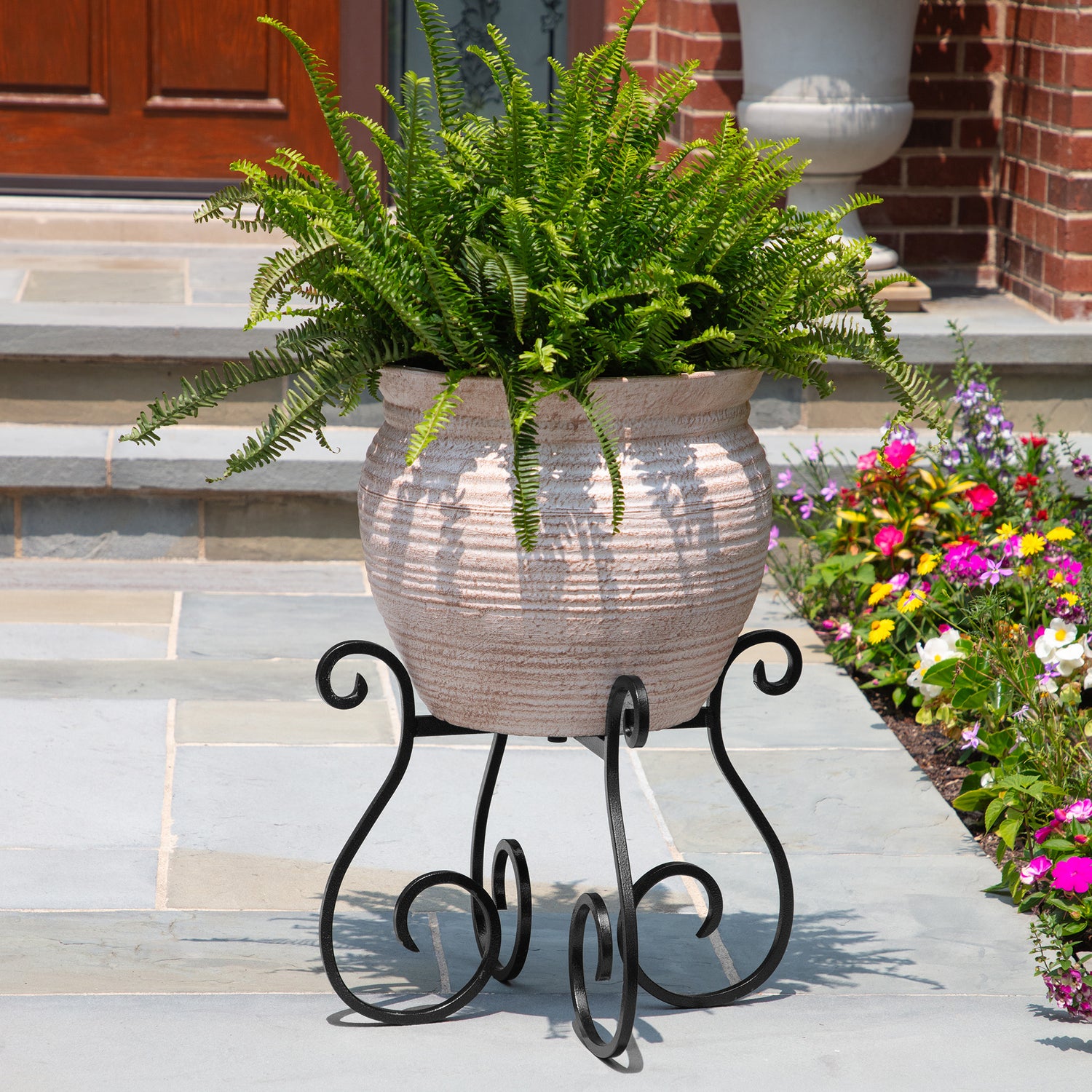 iron pot plant stand Orleans Adjustable Plant Stand – Gardien® Products