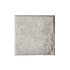 Square resin stepping stone shown in beige