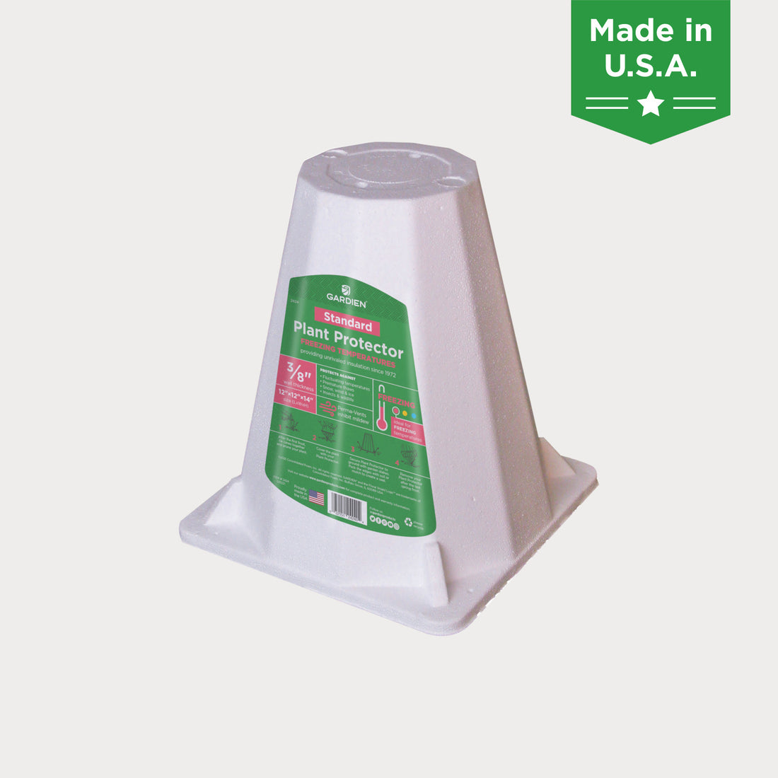 2424 standard plant styrofoam protector for freezing tempertures