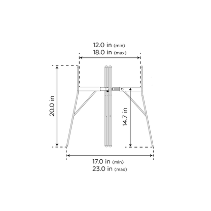 Soho adjustable plant stand adjusts +/-6&quot;