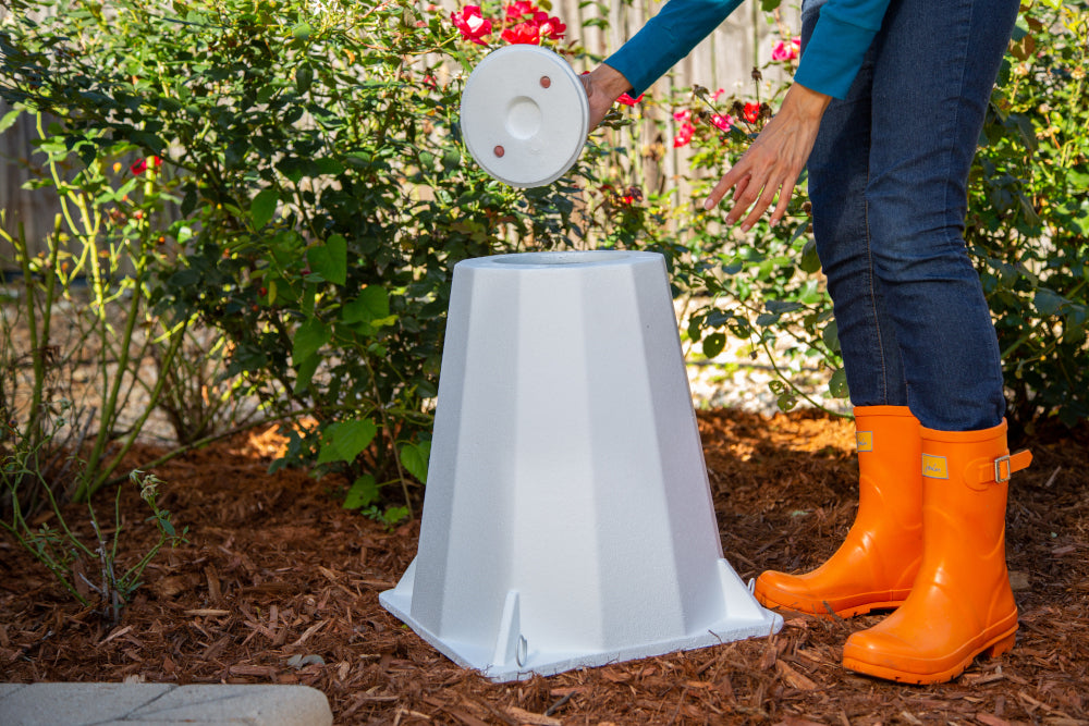 plastic plant covers for winter 18" Super Plant Protector With Lid – Gardien® Products