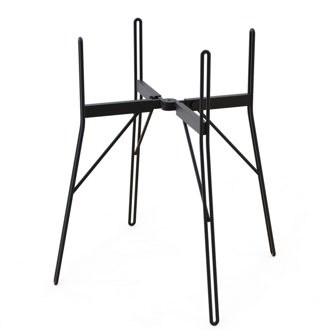 Soho adjustable plant stand in black